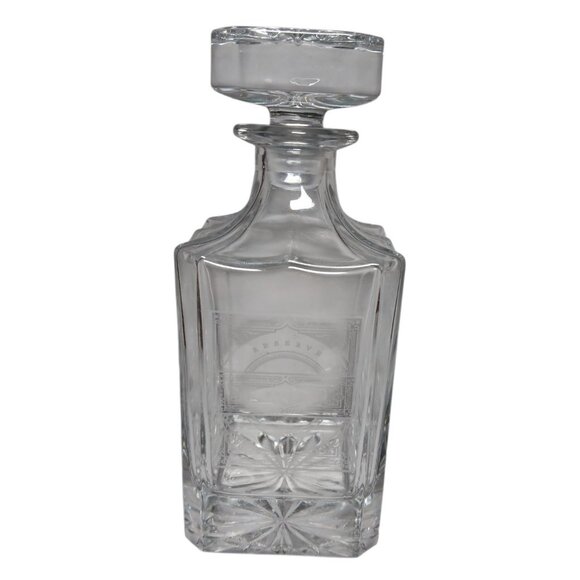 Gift for the name Keith Name Swanky Badger Liquor Decanter Clear Glass 8.5" - Picture 4 of 10